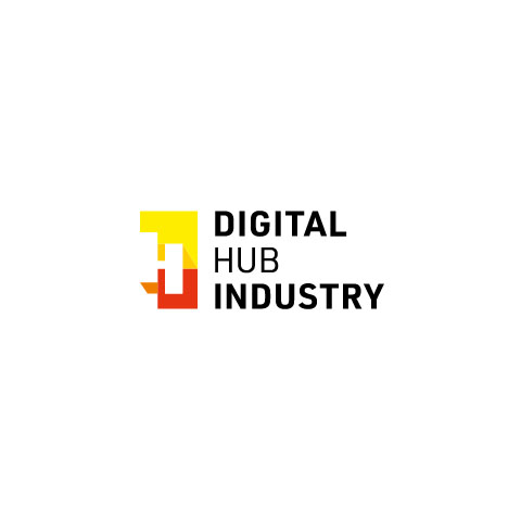 Logo mit Schriftzug: Digital Hub Industry