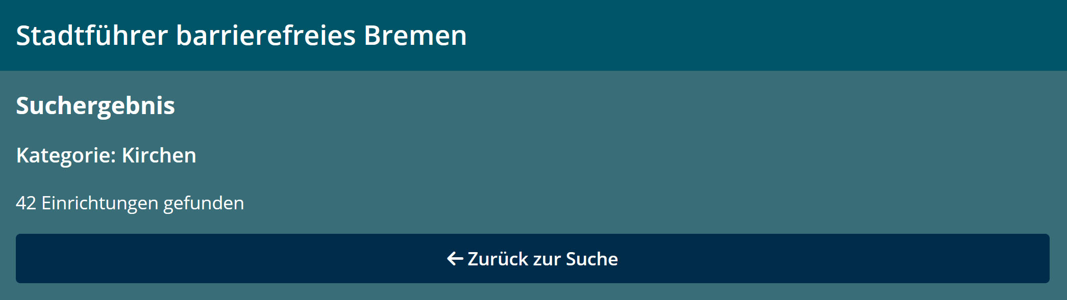 Grafik Ergebnisliste Suche