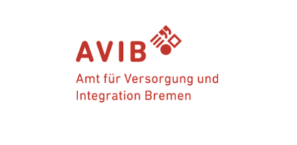 Logo mit Schriftzug: AVIB - Amt für Versorgung und Integration Bremen