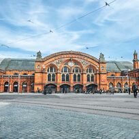 Blick auf den Bremer Hauptbahnhof