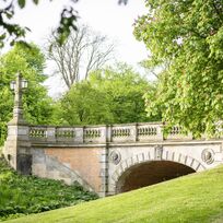 Melchersbrücke im Bürgerpark. 