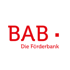 Logo mit Schriftzug: BAB - Die Förderbank