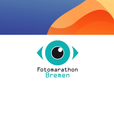 Logo des Fotomarathons Bremen im Rahmen des Themenjahres Genussufer 2023