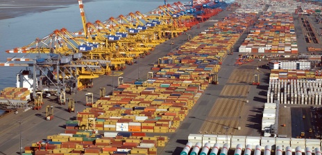 Container Terminal CT1 16.4.14 (Quelle: bremenports und BLG LOGISTICS)