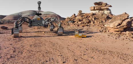 Roboter in der Wüste von Utah