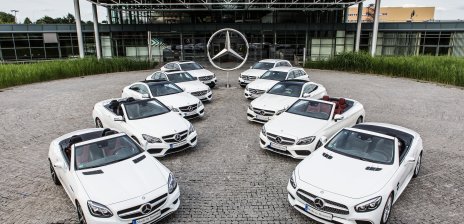 Zehn Modelle werden im Mercedes-Benz Werk Bremen gefertigt (Quelle: Daimler AG).