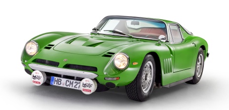 Bremen Classic Motorshow grünes Auto