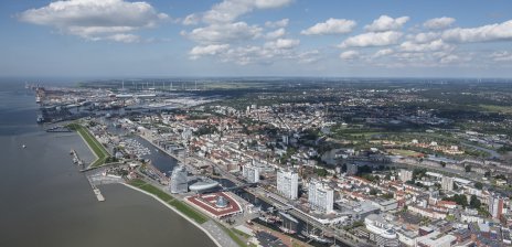 Luftaufnahme von Bremerhaven