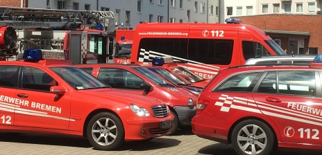 Kleinere Fahrzeuge der Feuerwehr Bremen