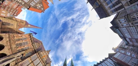 360 Grad-Aufnahme des Bremer Marktplatzes