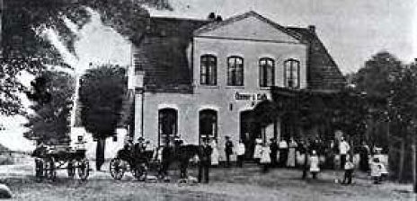 Osmers Café in Huchting um 1917