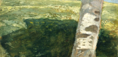 Paula Modersohn-Becker, Birkenstamm vor Landschaft, 1903, Paula Modersohn-Becker Museum, Bremen