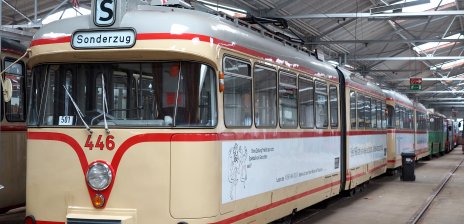 Historical tram in Bremen