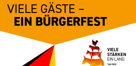Grafik für das Bürgerfest im Rahmen des Tag der Deutschen Einheit in Bremen
