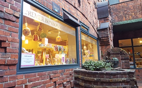 Bremer Bonbon Manufaktur in der Böttcherstraße