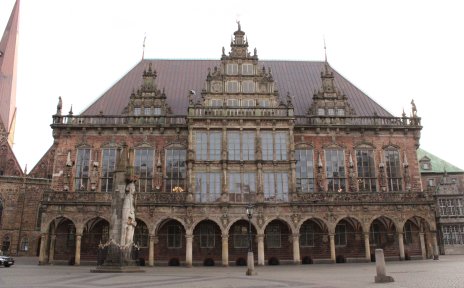 Die Frontfassade des Bremer Rathauses