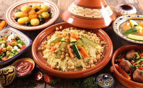 Couscous in a tajine
