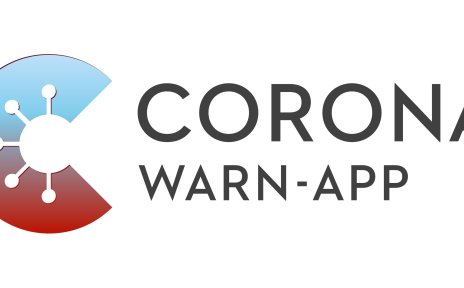 Das stilisierte C symbolisiert die Corona Warn App