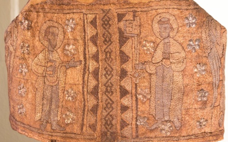 The photo shows a glimpse of the archaeological objects in the Cathedral Museum in St. Peter's Cathedral.