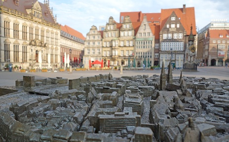 Model of the Bremen old town
