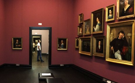 Blick in einen Ausstellungsraum in der Kunsthalle Bremen