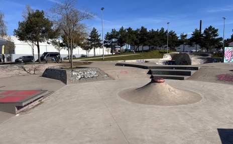 Skateanlage im Überseepark.