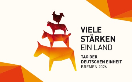 Banner für den Tag der Deutschen Einheit 2026 in Bremen