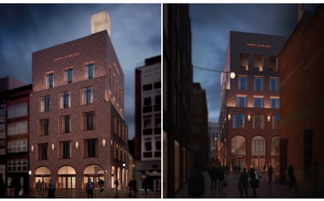 Visualisierung der neuen Gebäude für die Johann Jacobs Kaffee Akademie 
