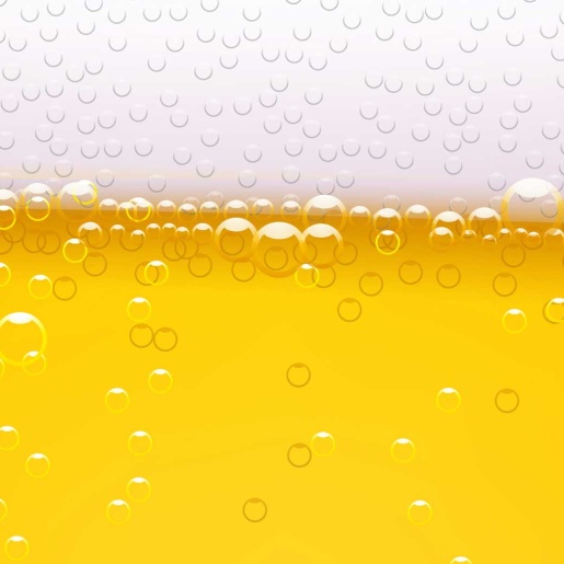 Großaufnahme von Bier mit Blume