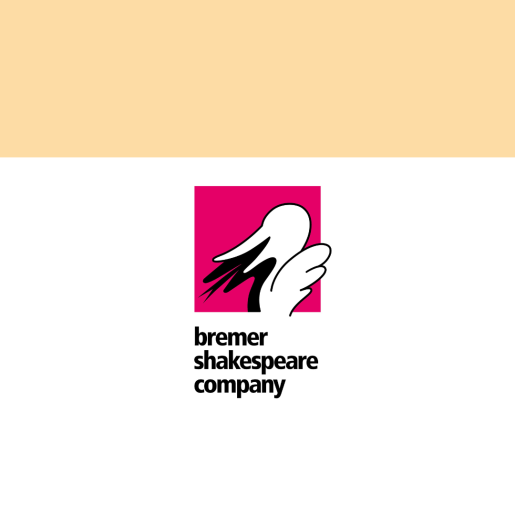 Logo der bremer shakespeare company im Rahmen des Themenjahres Genussufer 2023