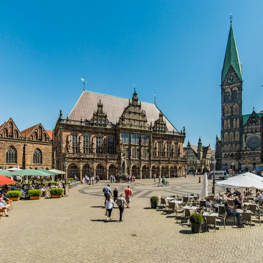 The marketplace in Bremen.
