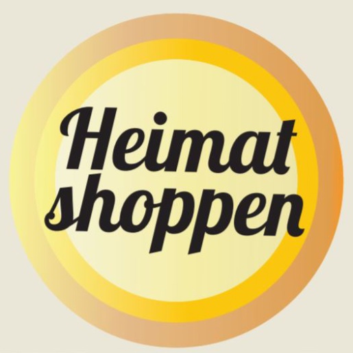 Logo mit der Aufschrift Heimat shoppen