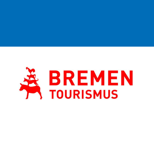 Logo Bremen Tourismus mit den Stadtmusikanten als Partner des Themenjahres 2024