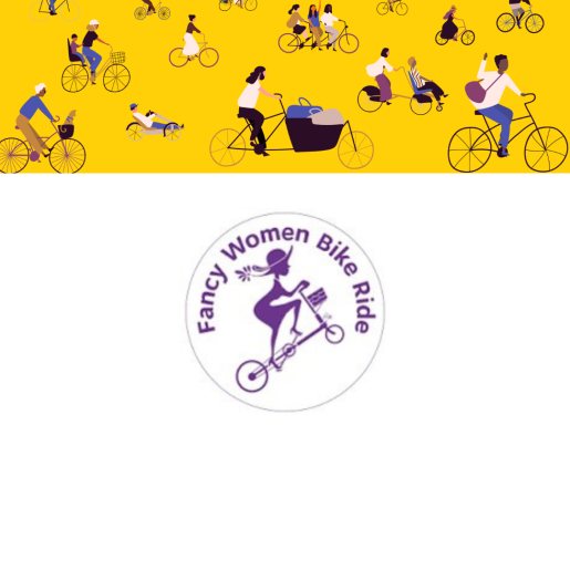 Loge des Fancy Women Bike Rides im Rahmen des Themenjahres Fahrradja! 2024
