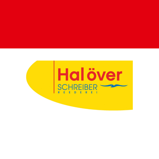 Logo von der Hal över Schreiber Reederei im Rahmen des Themenjahres Fahrradja! 2024