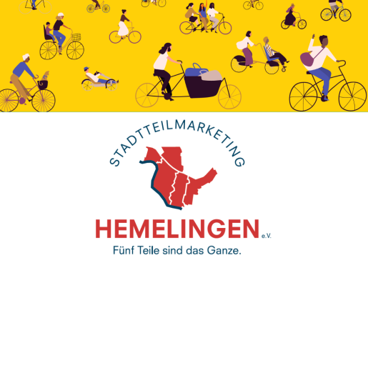 Logo Stadtteilmarketing Hemelingen e. V. als Partner des Themenjahres 2024