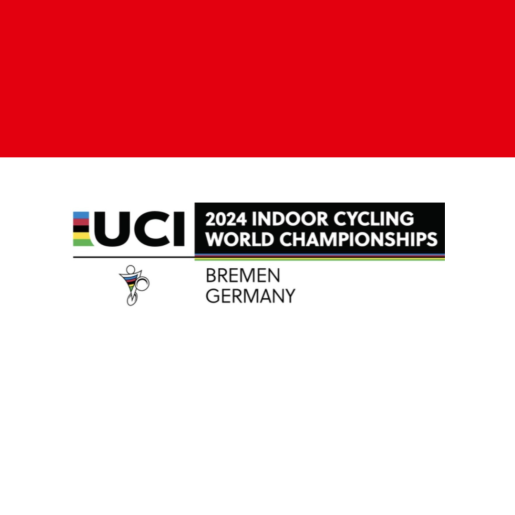 Logo der UCI Hallenradsport WM im Rahmen des Themenjahres Fahrradja! 2024