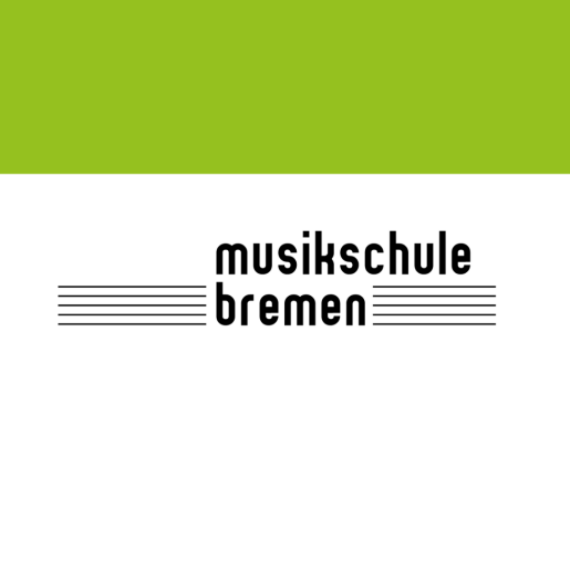 Logo der Musikschule Bremen im Rahmen des Themenjahres "NATURlich Bremen 2025"