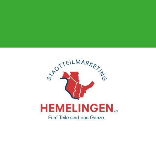 Logo des Stadtteilmarketing Hemelingen e.V. im Rahmen des Themenjahres "NATURlich Bremen 2025"