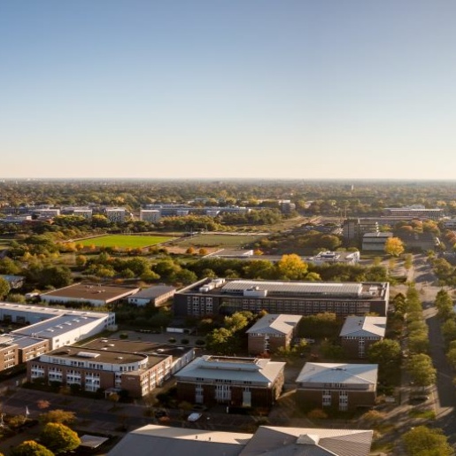 Bird's eye view of the Technology Park at the University of Bremen