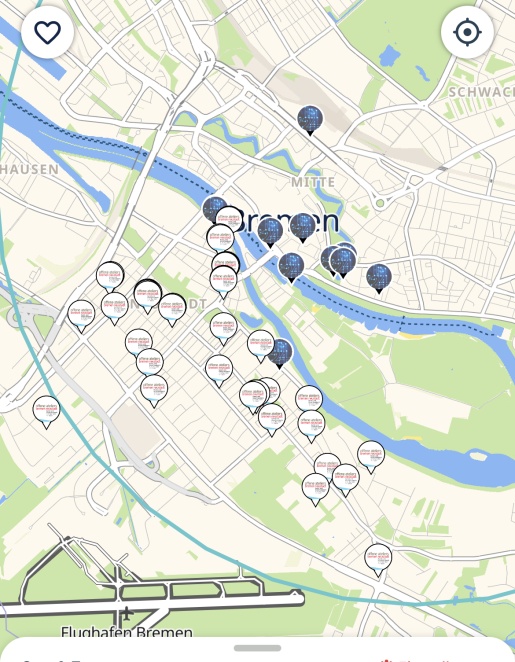 Bike Citizens App Kulturlayer Bremen 2024 Screenshot