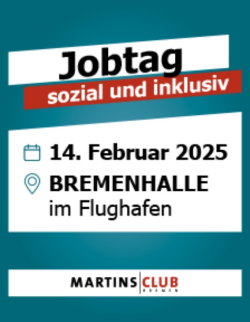 Werbegrafik für den Jobtag am 14.02.24 in Bremen