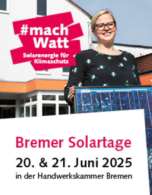Werbegrafik für die Solartage 2025