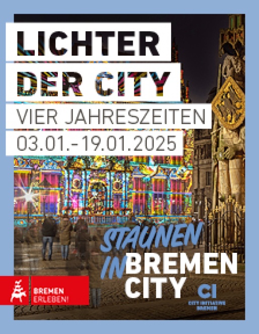 Werbegrafik zu Lichter der City Bremen