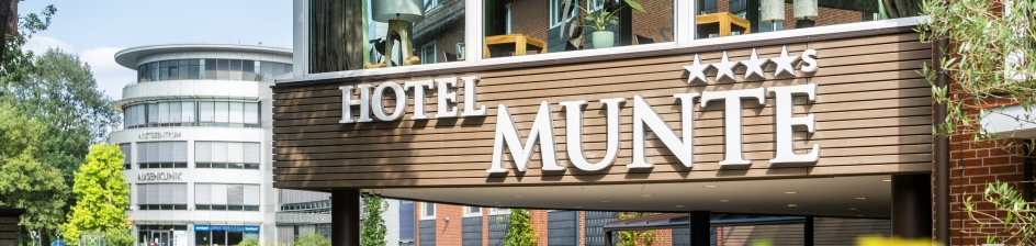 The Munte Wellnesshotel Munte am Stadtwald, as seen from the outside