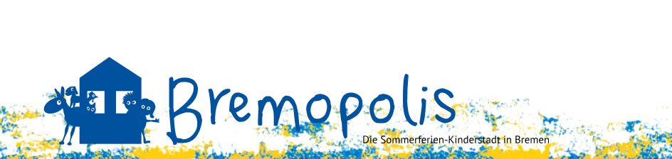 Logo mit Schriftzug: Bremopolis - Die Sommerferien-Kinderstadt in Bremen