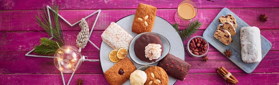 Eine Kiste voller Lebkuchen