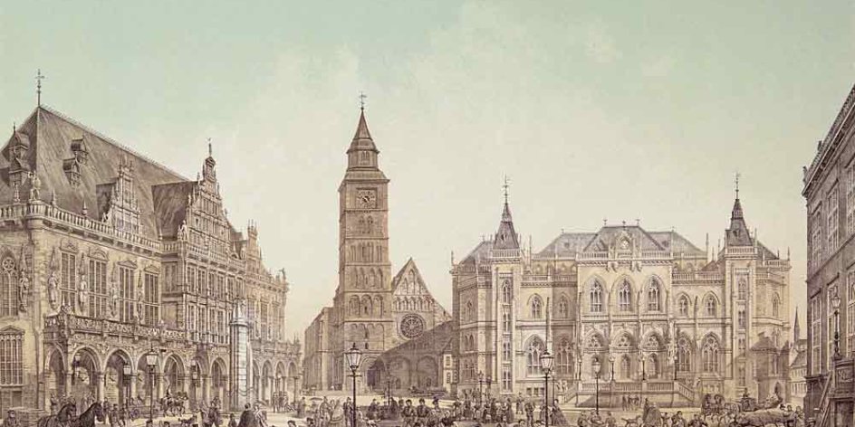 Historische Bilder Der Bremer Altstadt Als Bildergalerie