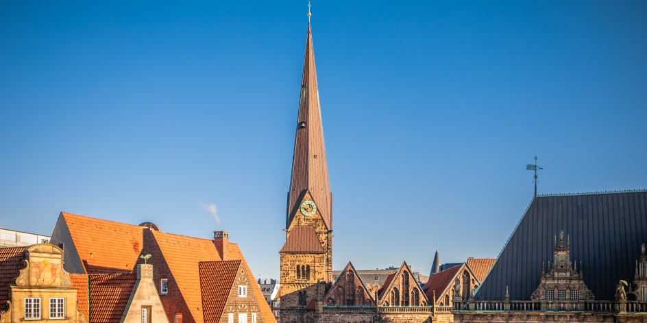 Das Foto zeigt die Unser Lieben Frauen Kirche in Bremen.