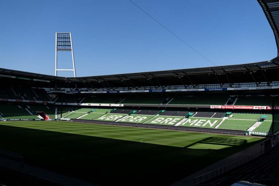 Ein Bild vom Weserstadion.